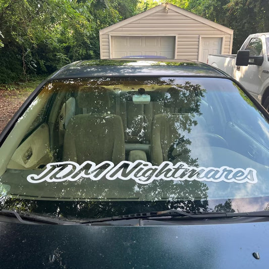 JDM Nightmares Windscreen Sticker