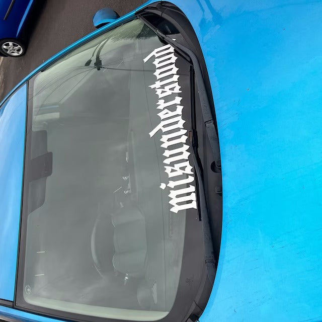Misunderstood Window Sticker