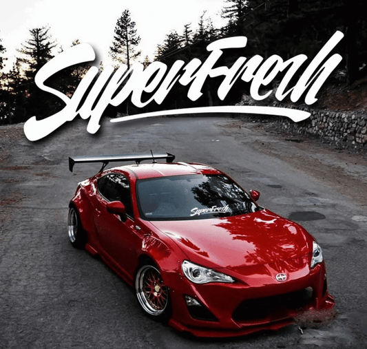 Super Fresh Window Sticker