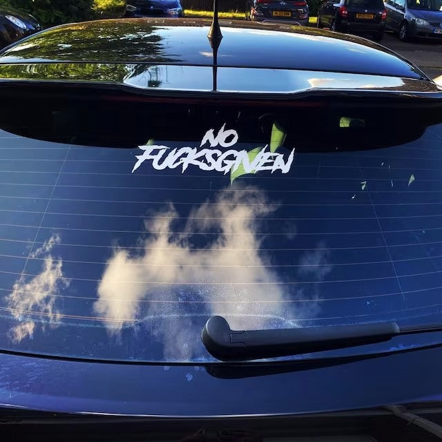 No FucksGiven Window Sticker