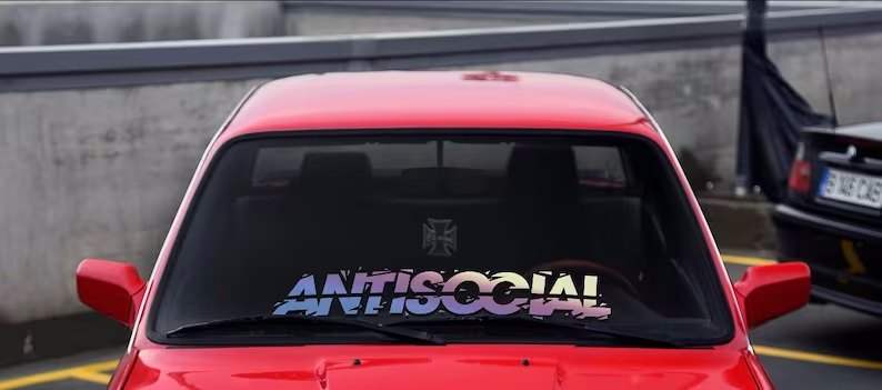395057400_848336673462370_6796428924553118137_n - R&E Wraps and Graphics LTD - Antisocial Window Sticker - antisocial, antisocial window sticker, rear window sticker, window stickers