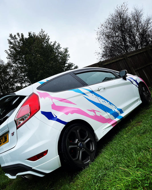 Ford Tiger Stripe Graphic Kit (Made To Fit Chosen Model)