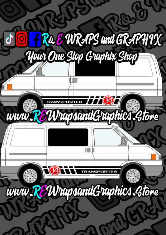 Volkswagen T4 Camper Side Stripes