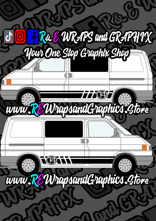 Volkswagen T4 Camper Side Stripes