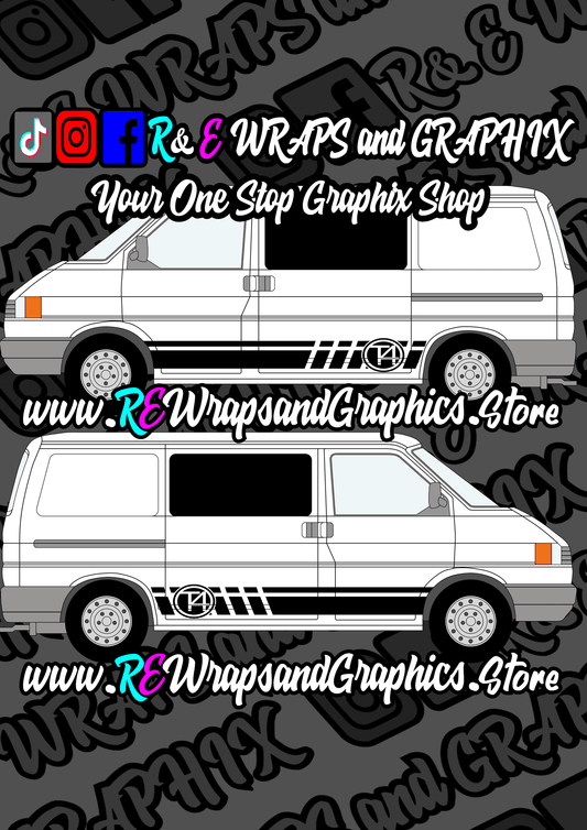 439864138_1503214460574146_5373570426759573421_n - R&E Wraps and Graphics LTD - Volkswagen T4 Camper Side Stripes - Side Stripes, T4, Volkswagen