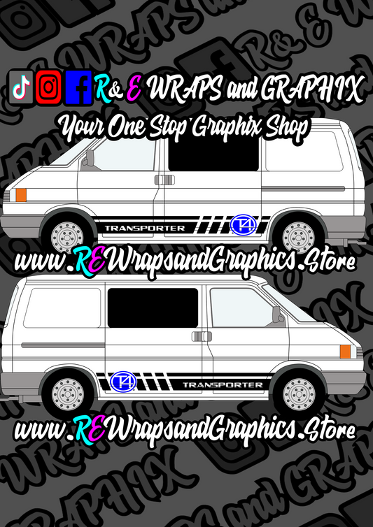 Volkswagen T4 Camper Side Stripes