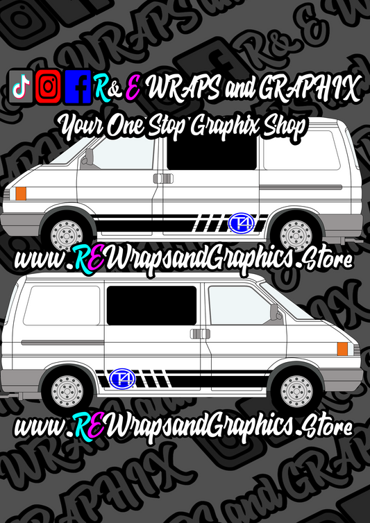 Volkswagen T4 Camper Side Stripes