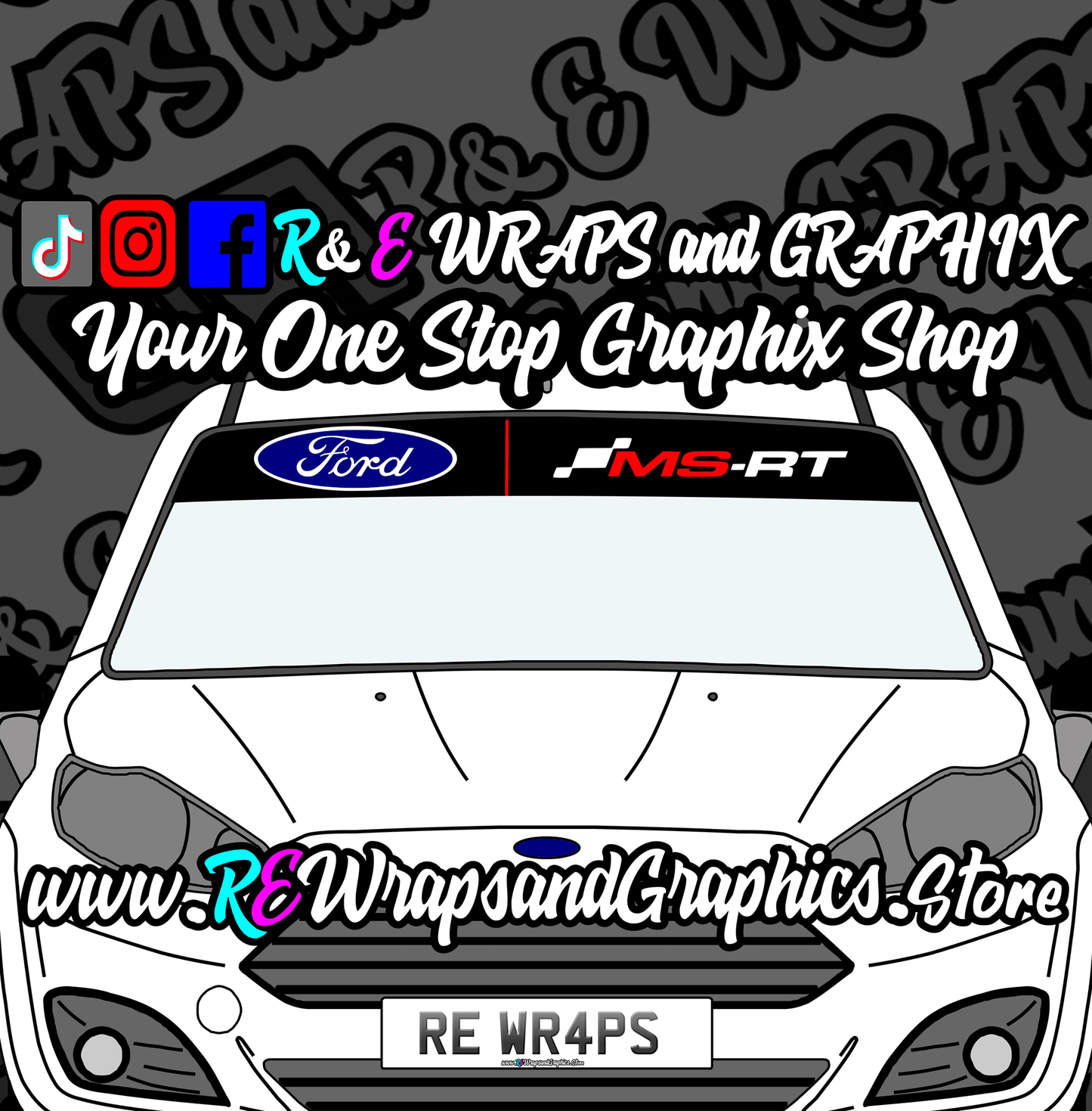 441204613_1431358727518928_5441466547683940806_n - R&E Wraps and Graphics LTD - Ford MS-RT Sunstrip - m sport, m sport sunstrip, MS-RT, MSRT, sunstrip, sunstrips