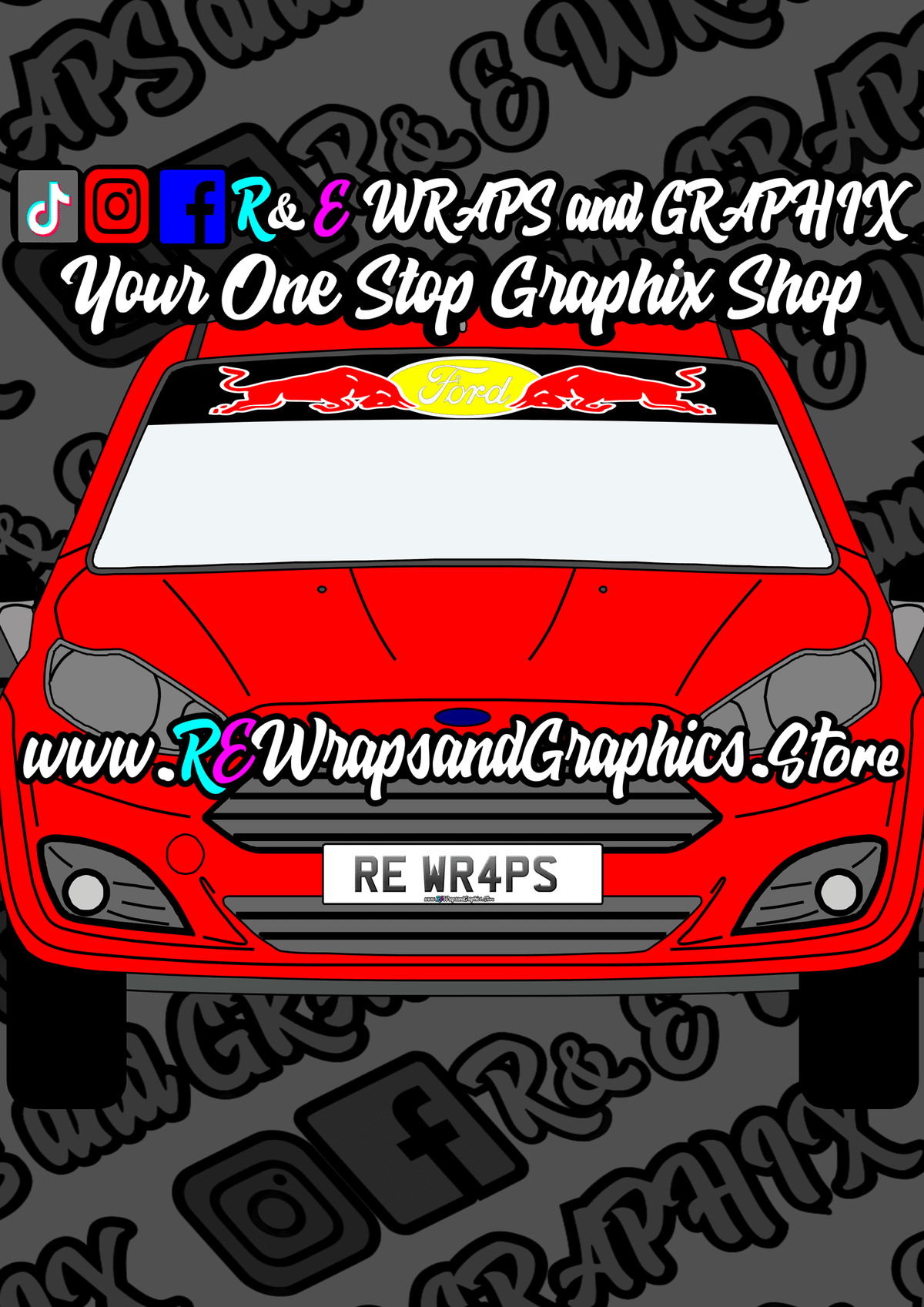 441375278_809929114056909_7513471972435635935_n - R&E Wraps and Graphics LTD - Red Bull Ford Sunstrip - ford, Red Bull, sunstrip, sunstrips