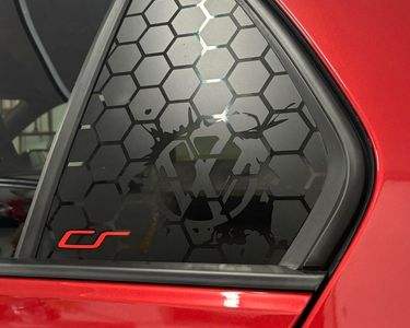 4990c9361827e393b0619f52e5aa8a84e43a6282 - R&E Wraps and Graphics LTD - Volkswagen Golf MK5-7 Club Sport Honey Comb Side Window Stickers - honey comb, side window decals, stickers, volkswagen golf, Volkswagen.