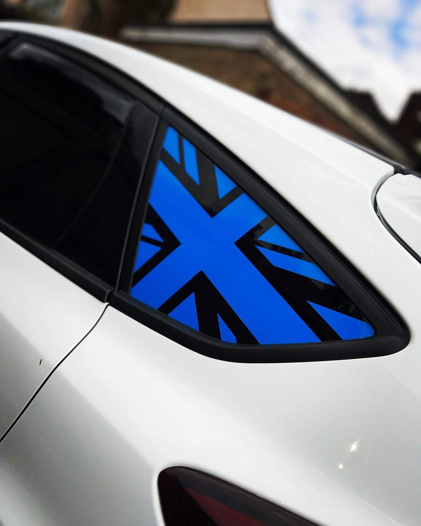 49CB41F5-95AD-4B18-82AC-9C349767DE26 - R&E Wraps and Graphics LTD - Ford Focus MK3 Union Jack Window Flag Decals - Ford focus mk3, Ford focus mk3 window flags, Union ja, Union Jack, Window flags