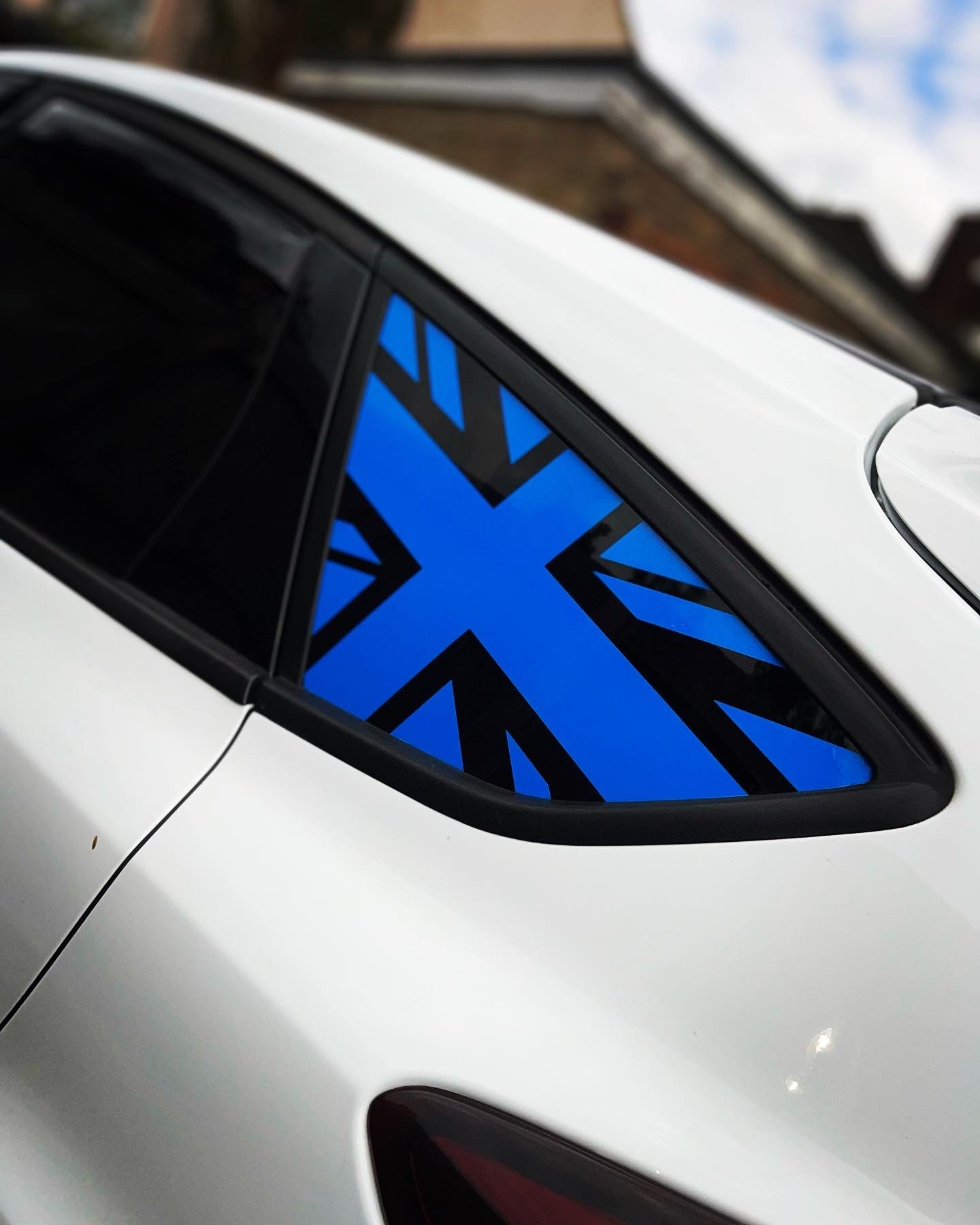 Ford Focus MK3 Union Jack Window Flag