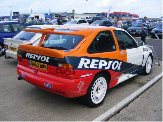 4B293D6D-9ECC-4E50-8A59-5A922B79E588 - R&E Wraps and Graphics LTD - Ford Escort Cosworth Repsol WRC Graphic Kit - cosworth, Ford escort, Ford Escort Cosworth Repsol WRC Graphic Kit, Ford escort graphic kit, Ford Graphic Kits, graphic kits, Repsol graphic kit