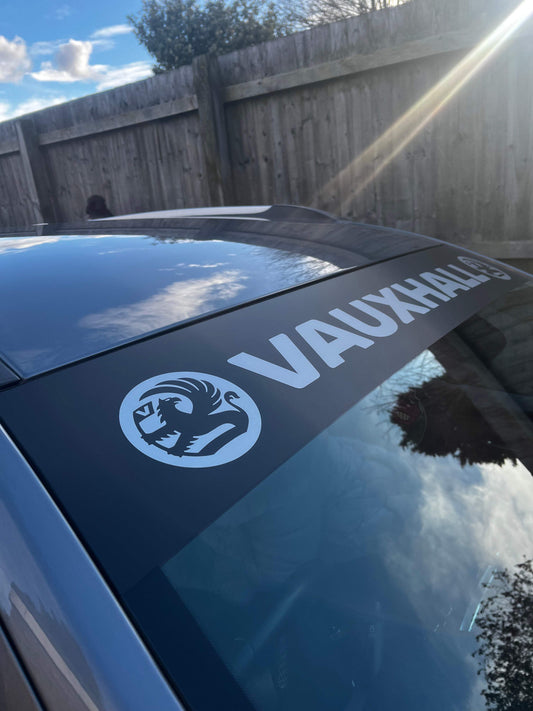 4F1C2CFD-E0AE-48FE-9617-426A14E66723 - R&E Wraps and Graphics LTD - Vauxhall Sunstrip - sunstrip, sunstrips, Vauxhall, Vauxhall Performance, Vauxhall Sunstrip