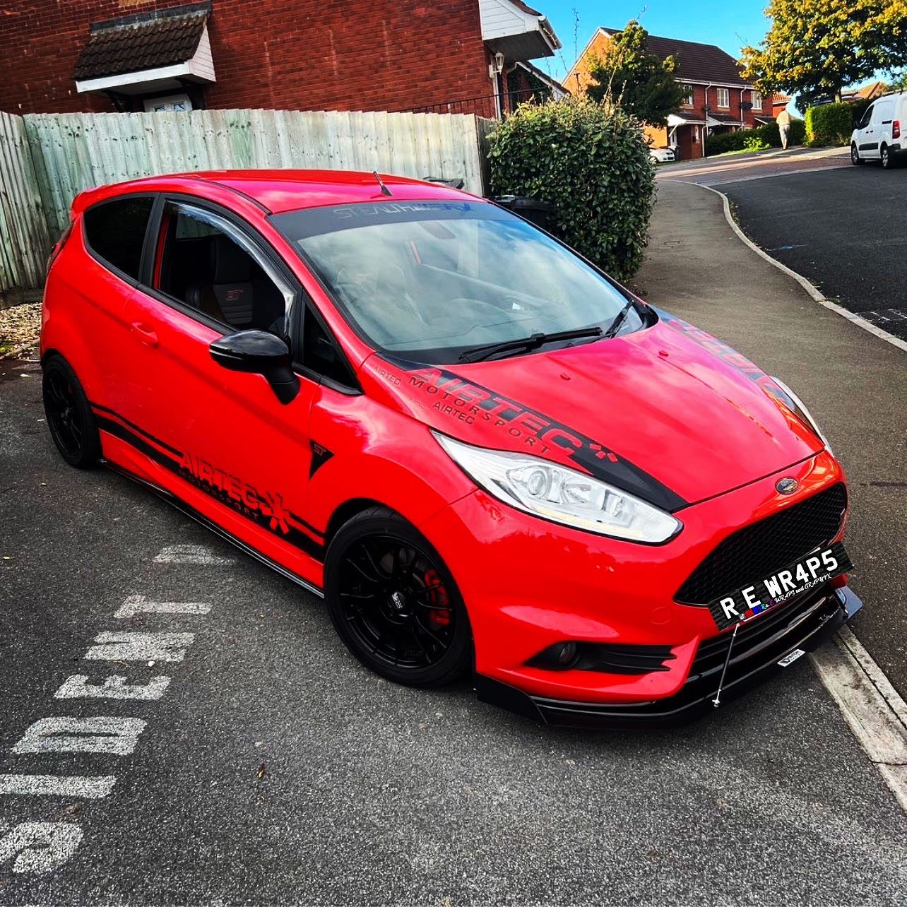 Ford Fiesta Airtec Lower Side Stripes + bonnet stripes