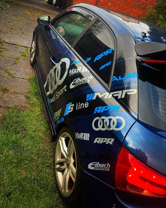 599111182_18494607127076211_1314623854353051985_n - R&E Wraps and Graphics LTD - Audi Graphic Kit 2 - airtec, airtec graphic kit, AIRTEC motorsport, Audi graphic kits, audi RS, Audi s line, Audi s1, graphic kits