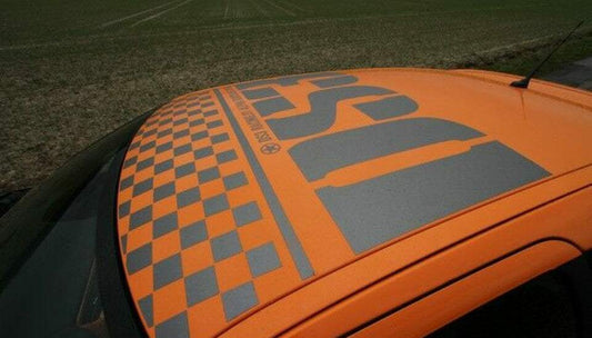 607463 - R&E Wraps and Graphics LTD - Citroen DS3 Chequered Roof Graphics - Chequered, citroen, DS3, roof graphics