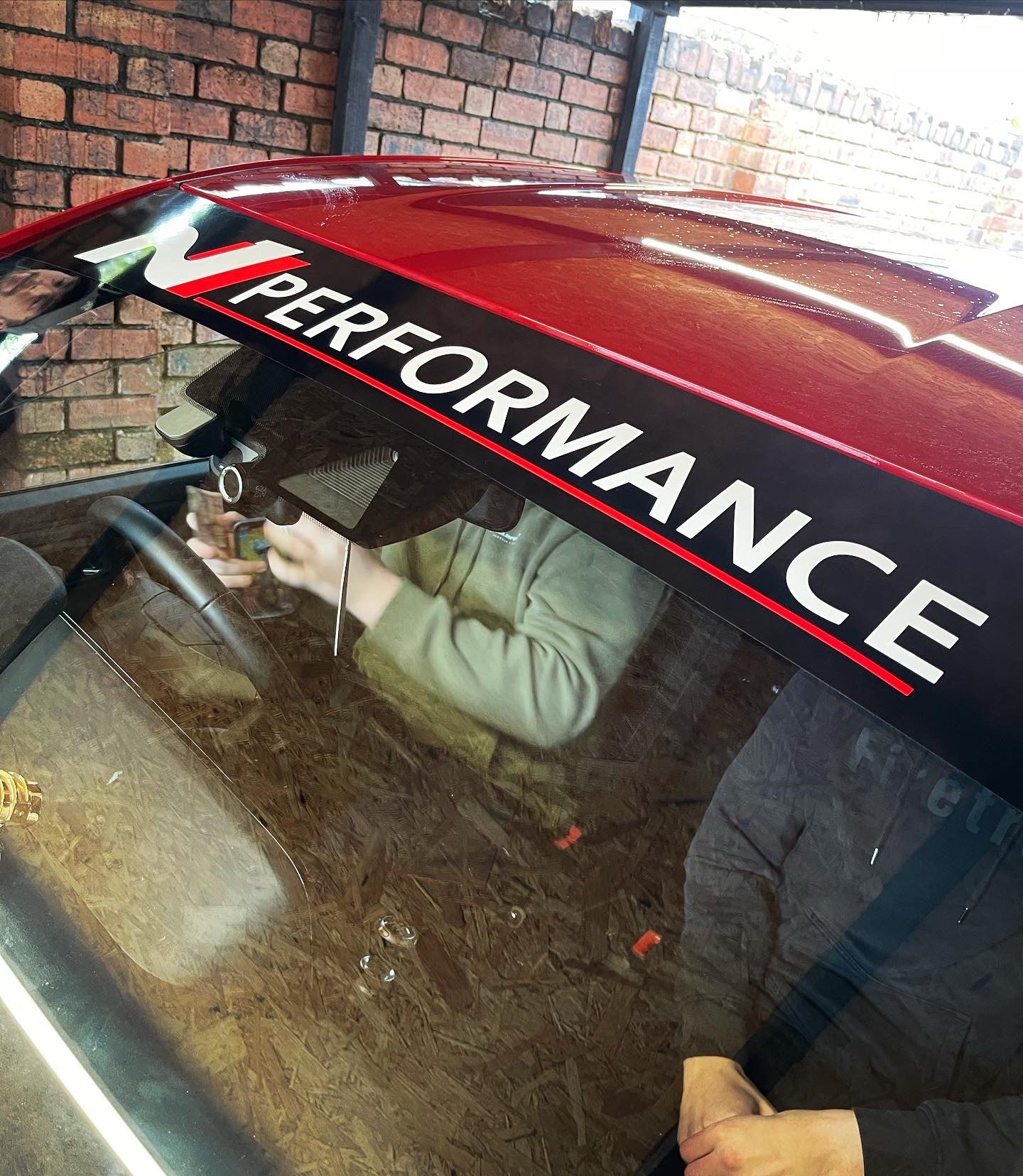 Hyundai N performance Side Stripes and Sunstrip