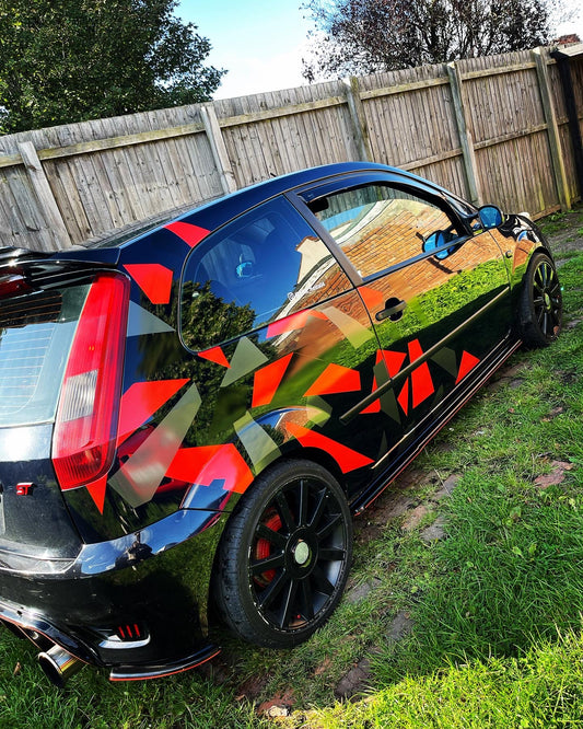 Ford Fiesta MK6 Urban Camo Graphic Kit
