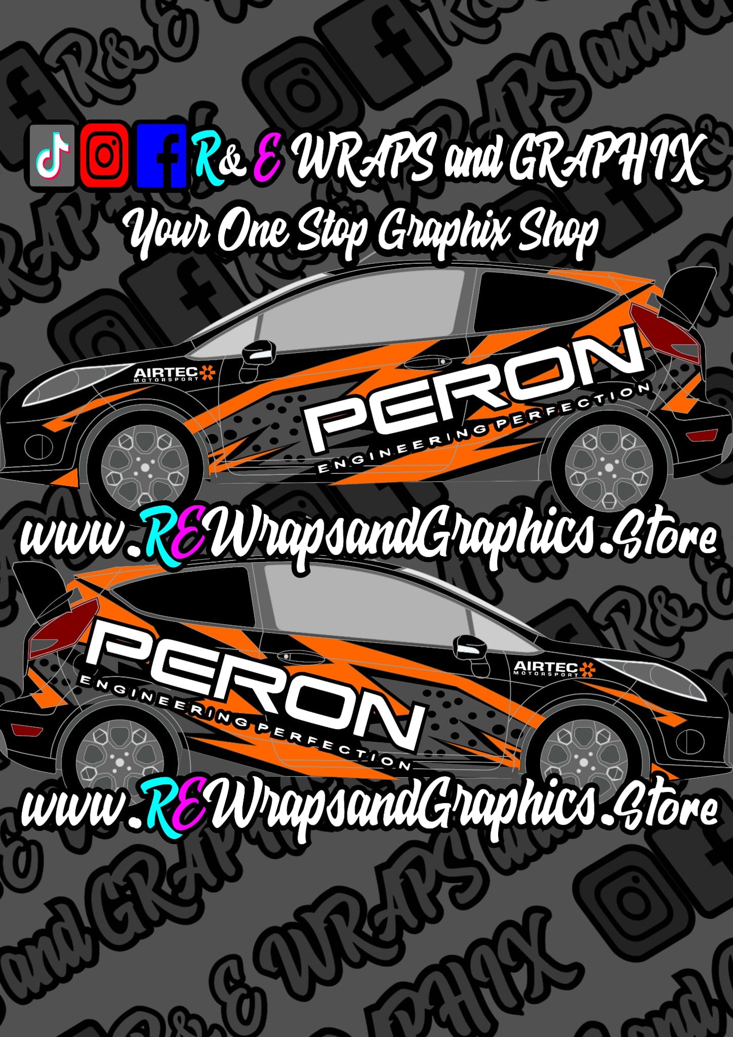 Ford Fiesta Peron Graphic Kit
