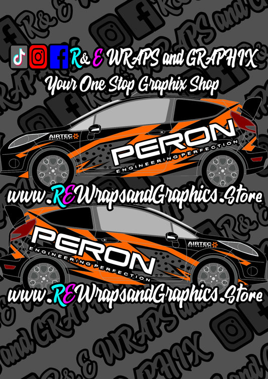 Ford Fiesta Peron Graphic Kit