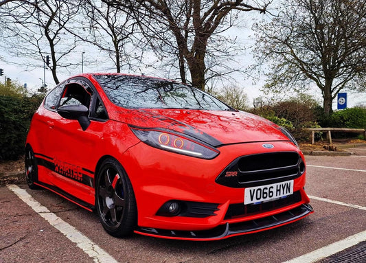 Ford Fiesta Airtec Lower Side Stripes + bonnet stripes