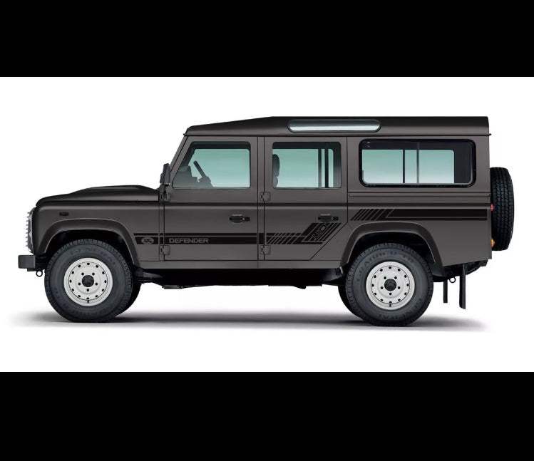76066F40-4D61-4393-A6DC-32805A257969 - R&E Wraps and Graphics LTD - Land Rover Defender 110 Oxford Side Stripes - Defender, land rover