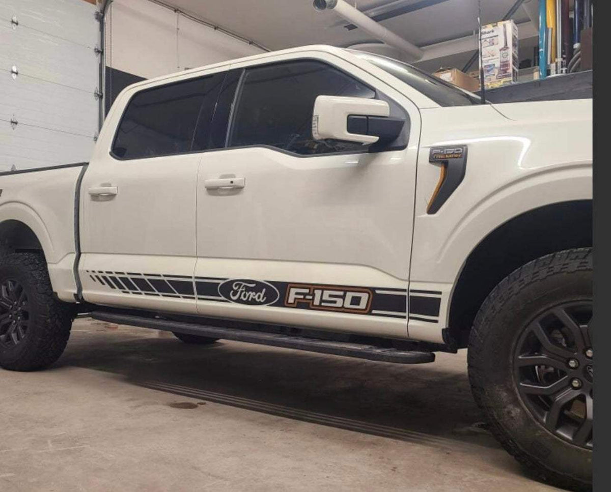 77D049EA-4B08-462A-A02D-C6ACCB794D9E - R&E Wraps and Graphics LTD - Ford F-150 Side Stripes - ford, Ford F-150 Raptor COBB, ford side stripe, ford side stripes, ford stripes, side stripes