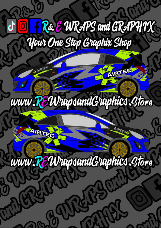 Vauxhall Corsa 2011-14 Airtec Graphic Kit