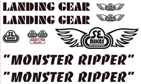 7E842029-133D-41CE-A1CF-AB55B39C9BBA - R&E Wraps and Graphics LTD - SE RACING PK Ripper “Monster Ripper” Frame Sticker kit - Landing gear, Pk ripper, Se racing