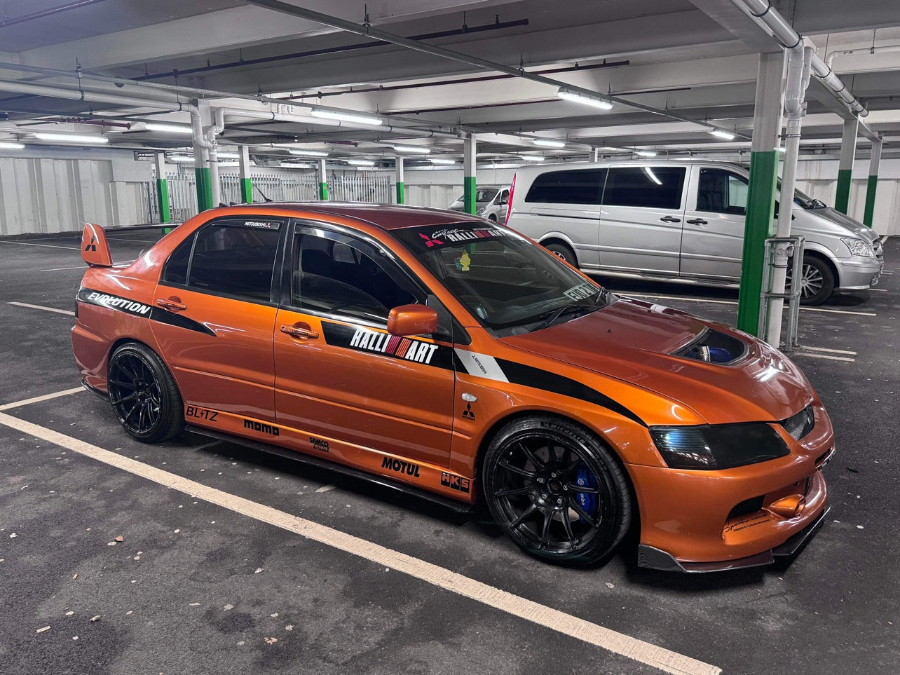 Mitsubishi Lancer Evolution Ralliart Side Stripes