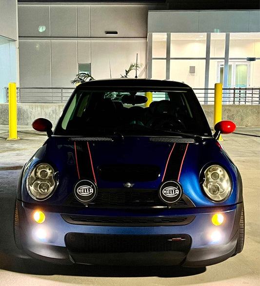 7F8B5293-8D97-42DE-B192-20D7657DE476 - R&E Wraps and Graphics LTD - Mini Cooper Bonnet Stripes - Bonnet stripe, cooper, mini