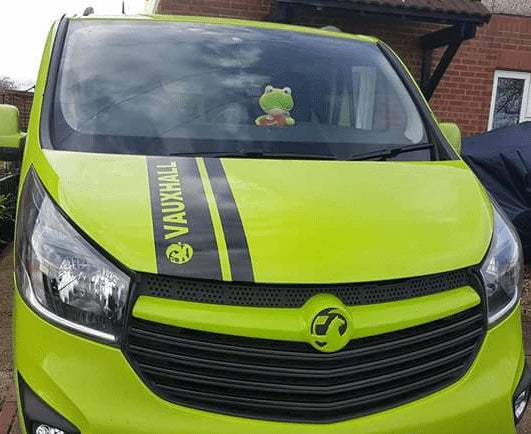 8C1327FD-C31A-4A28-9CF4-A5B36A411720 - R&E Wraps and Graphics LTD - Vauxhall Bonnet Stripe - bonnet stripes, racing stripes, Vauxhall