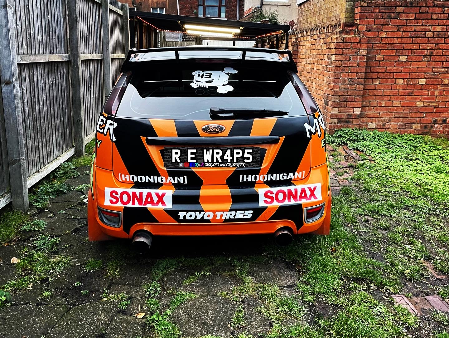 Ford Focus mk2 ST/RS Monster Energy 43 Graphic Kit