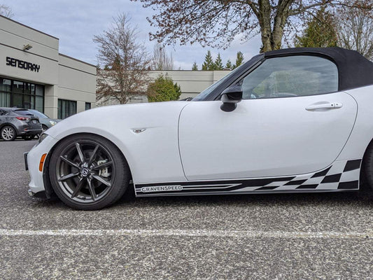 8D4C3675-A99B-4721-8BAC-997C9CEAAA9F - R&E Wraps and Graphics LTD - Mazda MX-5 Side Stripes - Mazda, Mx5, side stripes