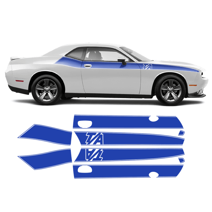 8E6B9299-C19E-46E1-8288-DC23580A2A24 - R&E Wraps and Graphics LTD - Dodge Charger 2011 - 2020 T/A Side Stripes - Charger, dodge, side stripes
