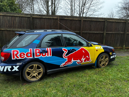 Subaru Impreza Redbull Track Car Graphic Kit