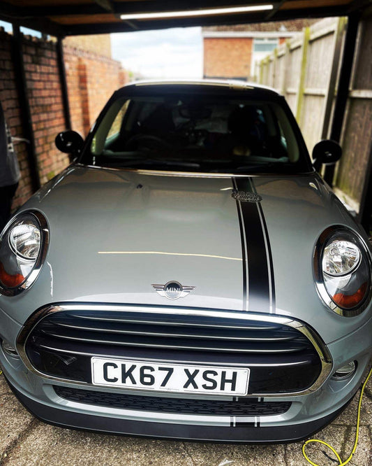9059F1F2-55D4-4FFC-8A22-B92DFFAE7A36 - R&E Wraps and Graphics LTD - Mini Cooper Racing Stripes