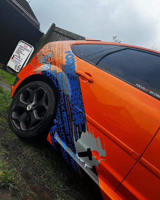9199A6DE-610F-4105-8979-34EEC888C680 - R&E Wraps and Graphics LTD - Ford Focus ST/RS MK2 Ford Mania Graphic Kit - ford, ford focus, ford focus graphic kit, ford focus graphic kits, ford focus st, ford focus st graphic kits, Ford Graphic Kits, ford mania, ford mania graphics, ford mania stickers, graphic kits