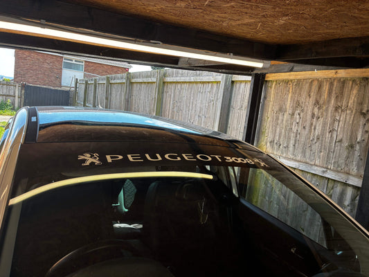 91CE090A-2AA2-40E2-BB9D-4EE7C2D7702E - R&E Wraps and Graphics LTD - Peugeot 3008 Sunstrip - 3008, peugeot 3008, peugeot 3008 sunstrip, peugeot sunstrip, sunstrip, sunstrips