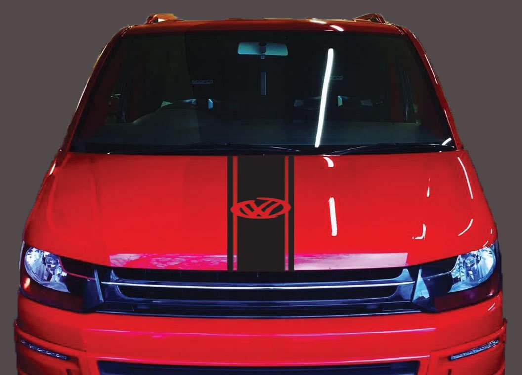 9C6E98CA-B974-4CCF-B11A-2722F2462021 - R&E Wraps and Graphics LTD - Volkswagen T4/T5/T6 Bonnet Stripe - bonnet decals, bonnet Stickers, Bonnet stripe, campervan, t5, volkswagen t5