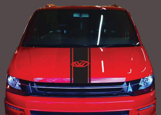 9C6E98CA-B974-4CCF-B11A-2722F2462021 - R&E Wraps and Graphics LTD - Volkswagen T4/T5/T6 Bonnet Stripe - bonnet decals, bonnet Stickers, Bonnet stripe, campervan, t5, volkswagen t5