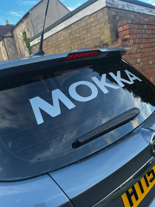 Vauxhall Mokka Rear Window Decaluxha