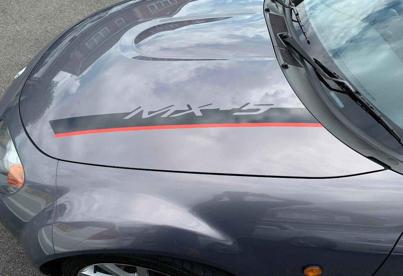 Mazda MX5 Bonnet Stripe