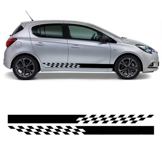 AACF71B1-C566-49FA-82F6-562B3A4C4346 - R&E Wraps and Graphics LTD - Vauxhall Corsa Side Stripes and Sunstrip - Corsa, Vauxhall