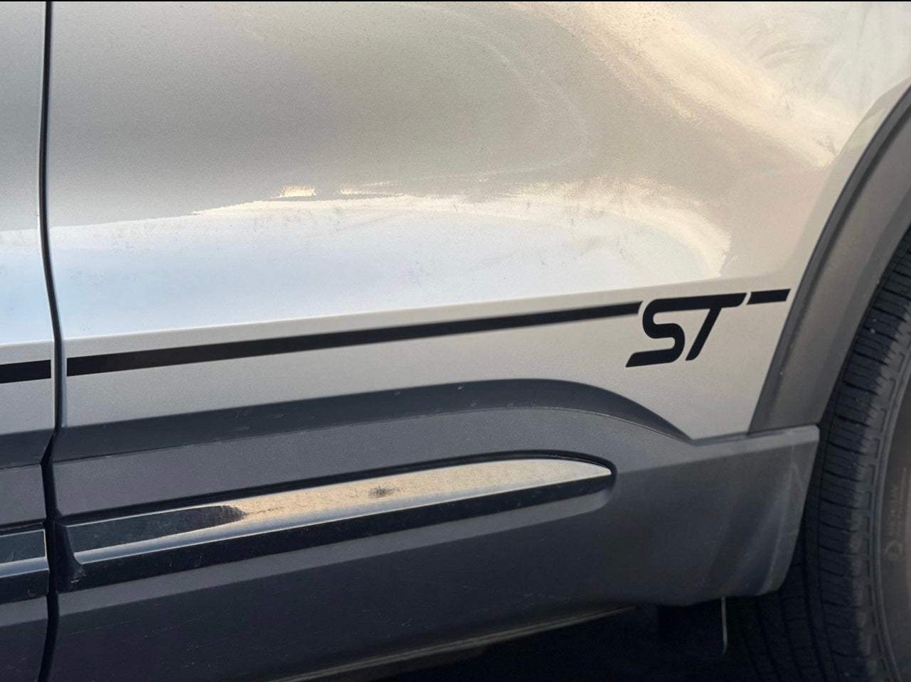 AB06E512-7BE1-44BD-8BEB-3F281E76F19B - R&E Wraps and Graphics LTD - Ford Explorer ST Side Stripes - Explorer, ford, ford side stripe, ford side stripes, ford stripes, side stripes
