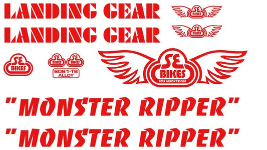 SE RACING PK Ripper “Monster Ripper” Frame Sticker kit