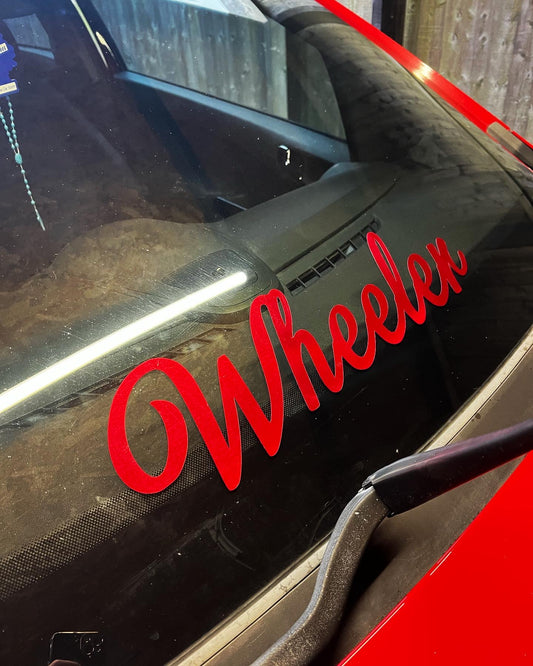 Custom Windscreen Stickers