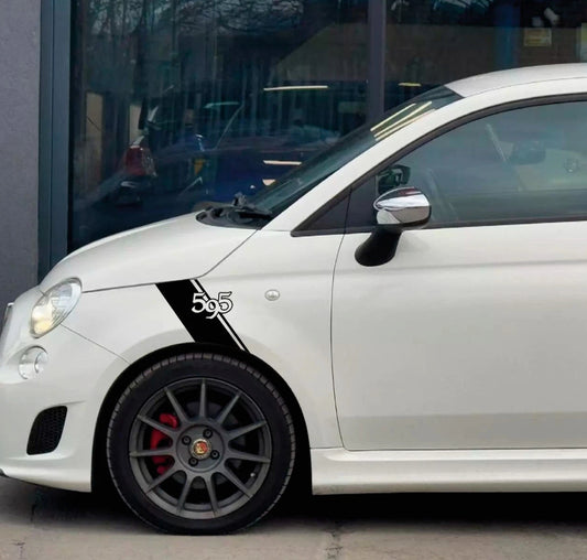 Fiat 500 Abarth Side Decals