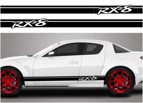 BFA32841-C29E-4370-81F1-E55B7DBFC8C1 - R&E Wraps and Graphics LTD - Mazda RX-8 Side Stripes - Mazda, RX8, side stripes